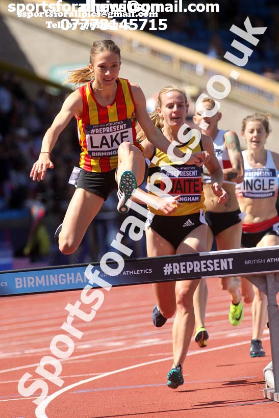Womens 3000 metres steeplechase, World Championship Team Trials, Alexander Stadium, Birmingham